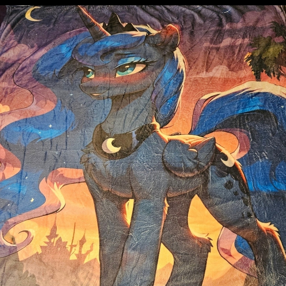 Princess Luna anime My Little Pony blanket